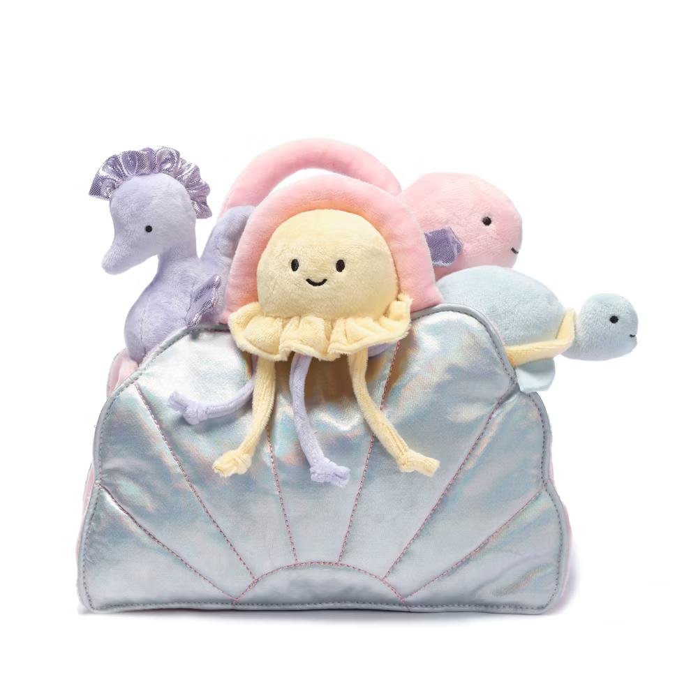 Interactive Aquatic/Sea Shell Plush with Stuffed Animal Toys - Image 3