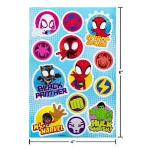 s Spidey and His Amazing Friends Stickers Box for Kids 156ct - 12 Sheets