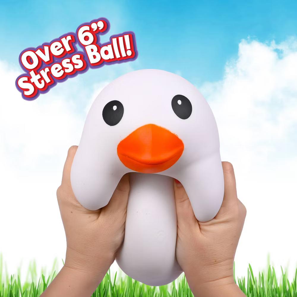 Squeeezy White Duck Fidget Toy - Image 2