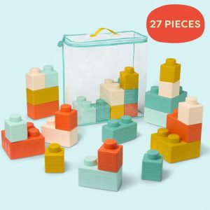 Big City Blocks - 27pc Large Foam Building Blocks with Storage Bag