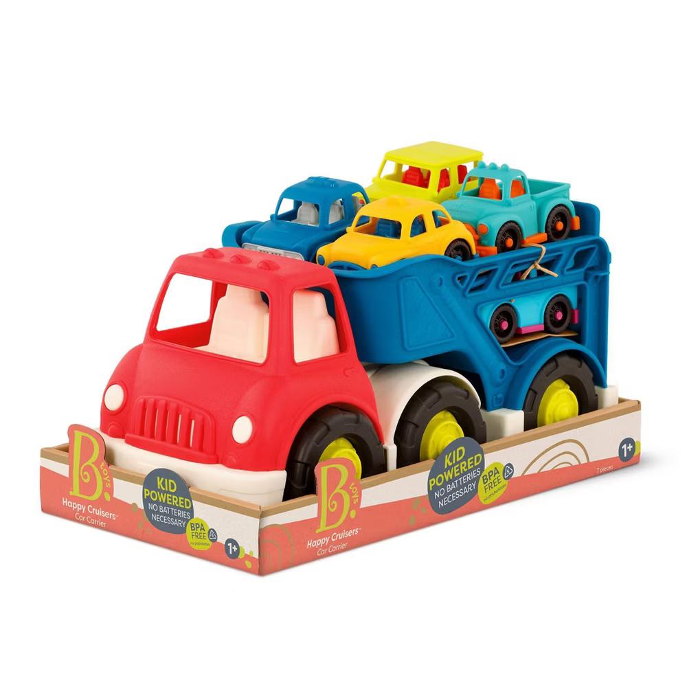 Car Carrier Truck & 6 Cars - Happy Cruisers - Image 7