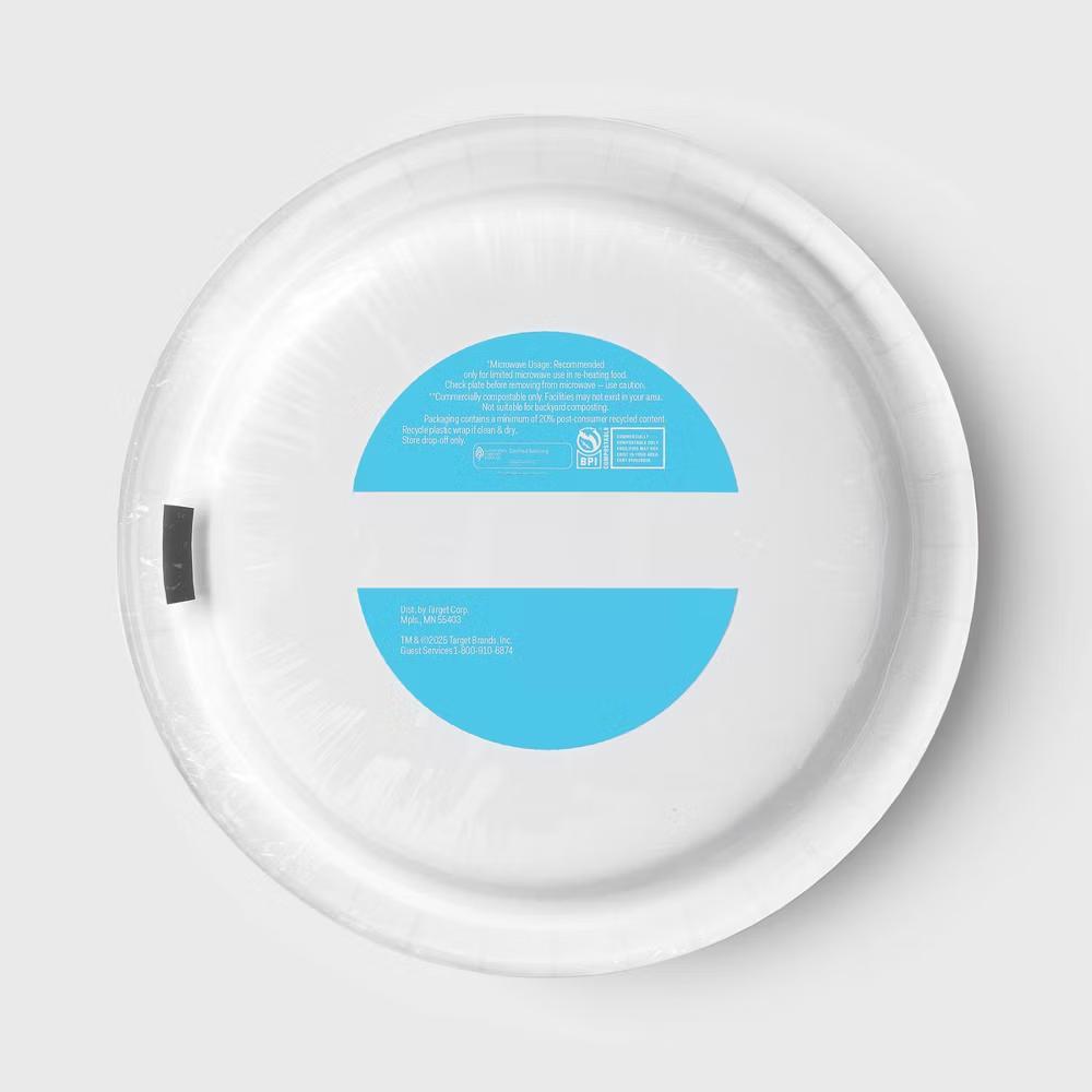 Disposable Plates 7" - Colorful Stripes - 40ct - Image 3
