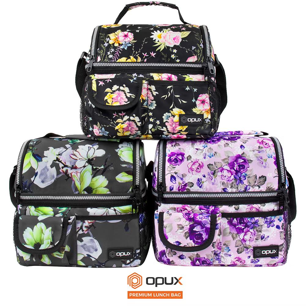 Double Decker Lunch Box Men Women, Insulated Leakproof Cooler Bag Adult Work, Dual Compartment Pail Tote Boys Girls Kids - Image 20