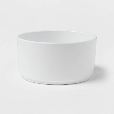 26oz Plastic Stella Cereal Bowl White - Recycled PET, Dishwasher & Microwave Safe