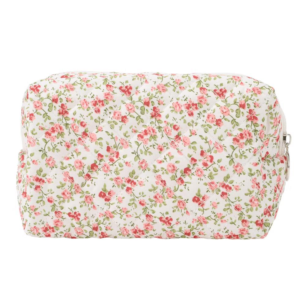 Women Portable Little Flower Pattern Makeup Bag 1 Pc - Image 11