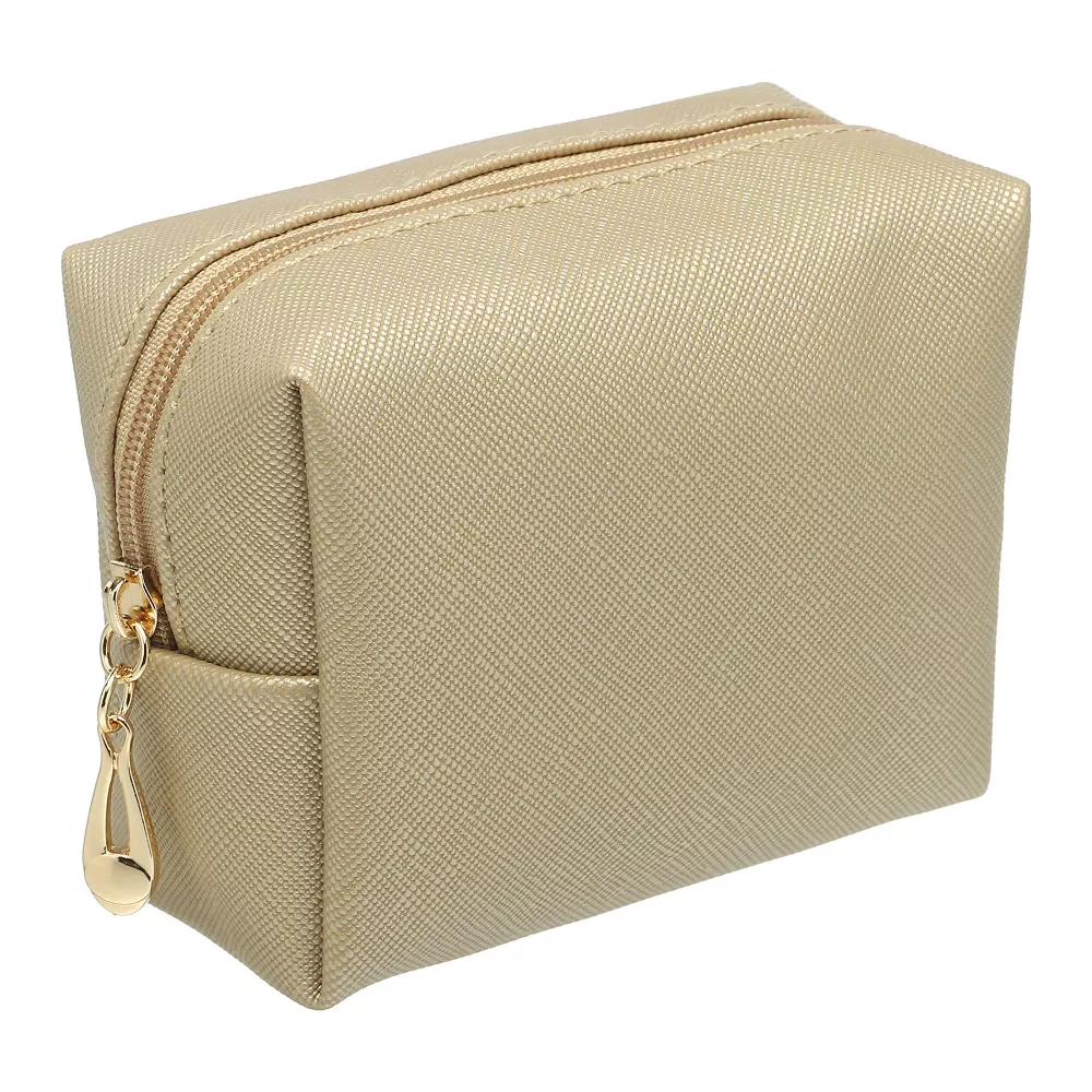 PU Waterproof Cute Preppy Travel Toiletry Mini Makeup Bag 4" x 3" - Image 7