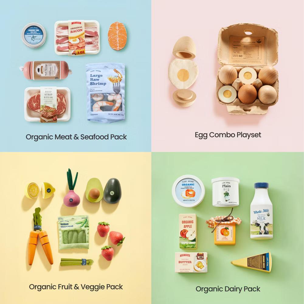 Organic Play Food Collection – 4 Themed Sets - Image 7