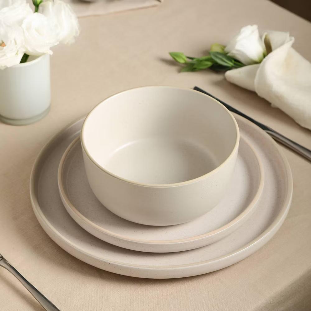 Earth & Clay 12pc Stoneware Dinnerware Set - Image 25