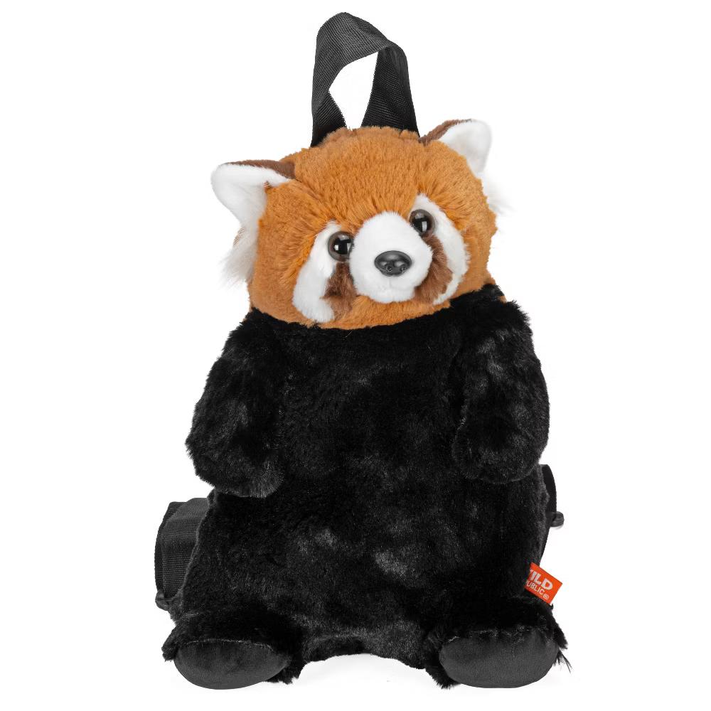 Backpack Red Panda, Mini Backpack, Animal Bag, 14 Inches, Gift for Kids, Plush Zoo Animal - Image 4