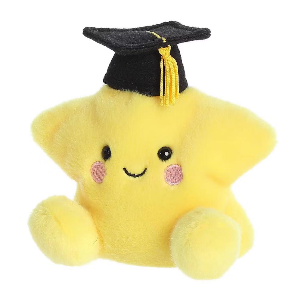 Mini Magna Graduation Star Palm Pals Adorable Stuffed Animal Yellow 5" - Image 5