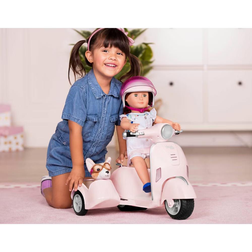 Ride Along Scooter Vehicle Accessory Set for 18" Dolls - Image 4