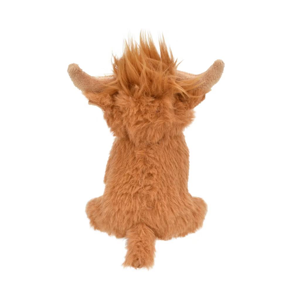 5" Highland Cow Interactive Plush Dog Toy: All Ages, Pet Toy, Occupy, Cuddle - Image 3