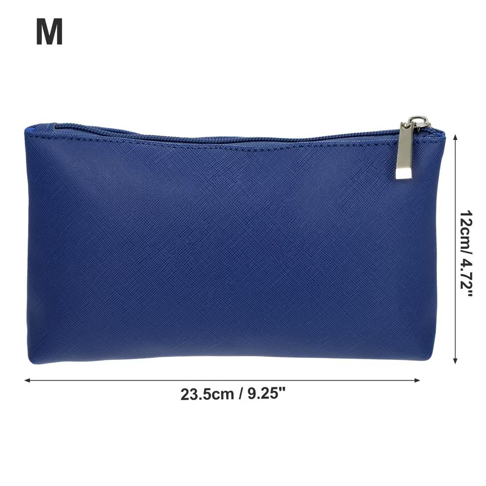 PU Leather Travel Portable Makeup Bag 1 Pc - Image 36