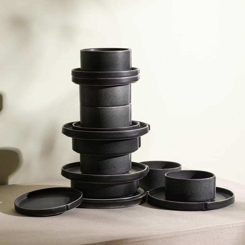 24pc Bao Stoneware Dinnerware Set - Image 9