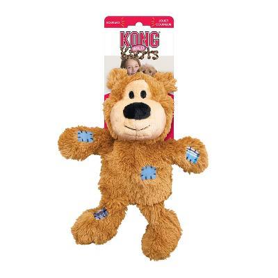 KONG Wild Knots Bear Dog Toy - Light Brown - M/L: Cuddle Pet Activity, Large Medium Breed Size - Image 2