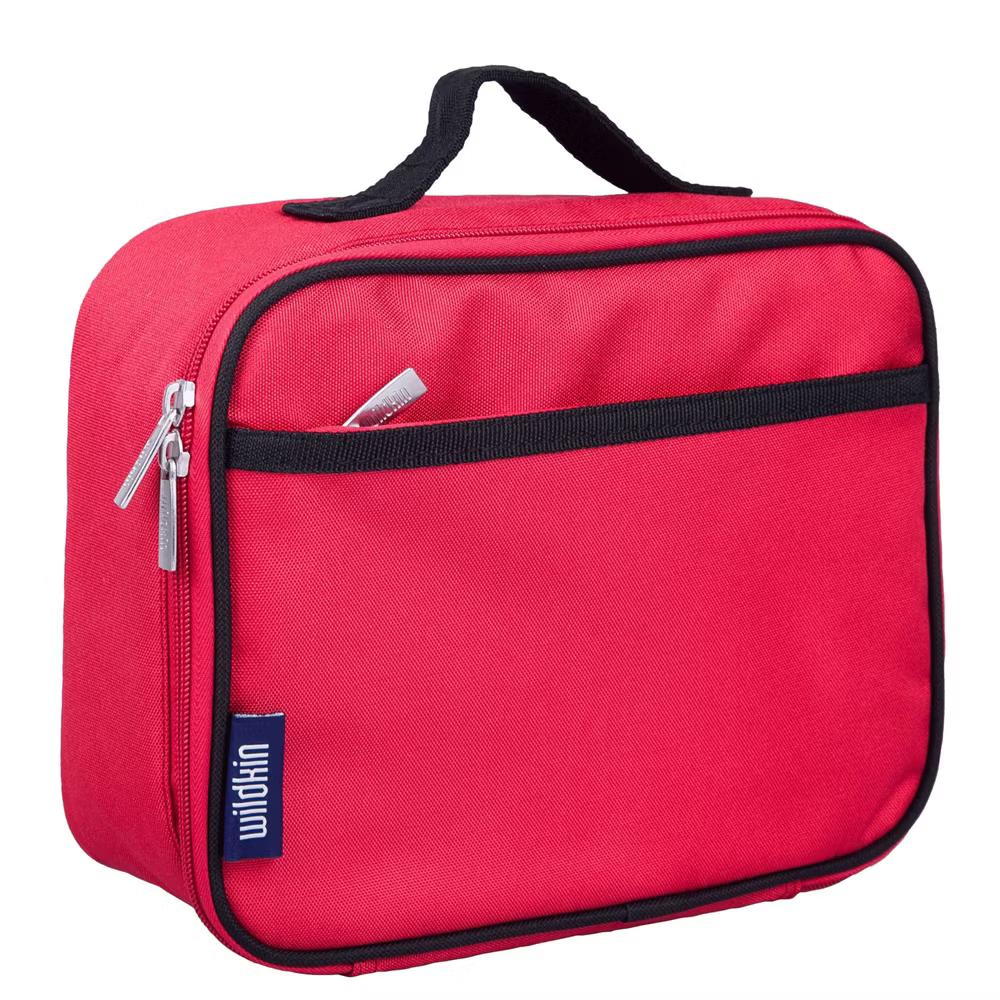 Wildkin Kids Insulated Lunch Box in Solid Colors – Durable and Reusable for School & Travel - Image 14