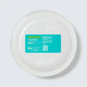 Dogs Paper Plate 8.5" - 40ct - Round Shape, Disposable Dinnerware