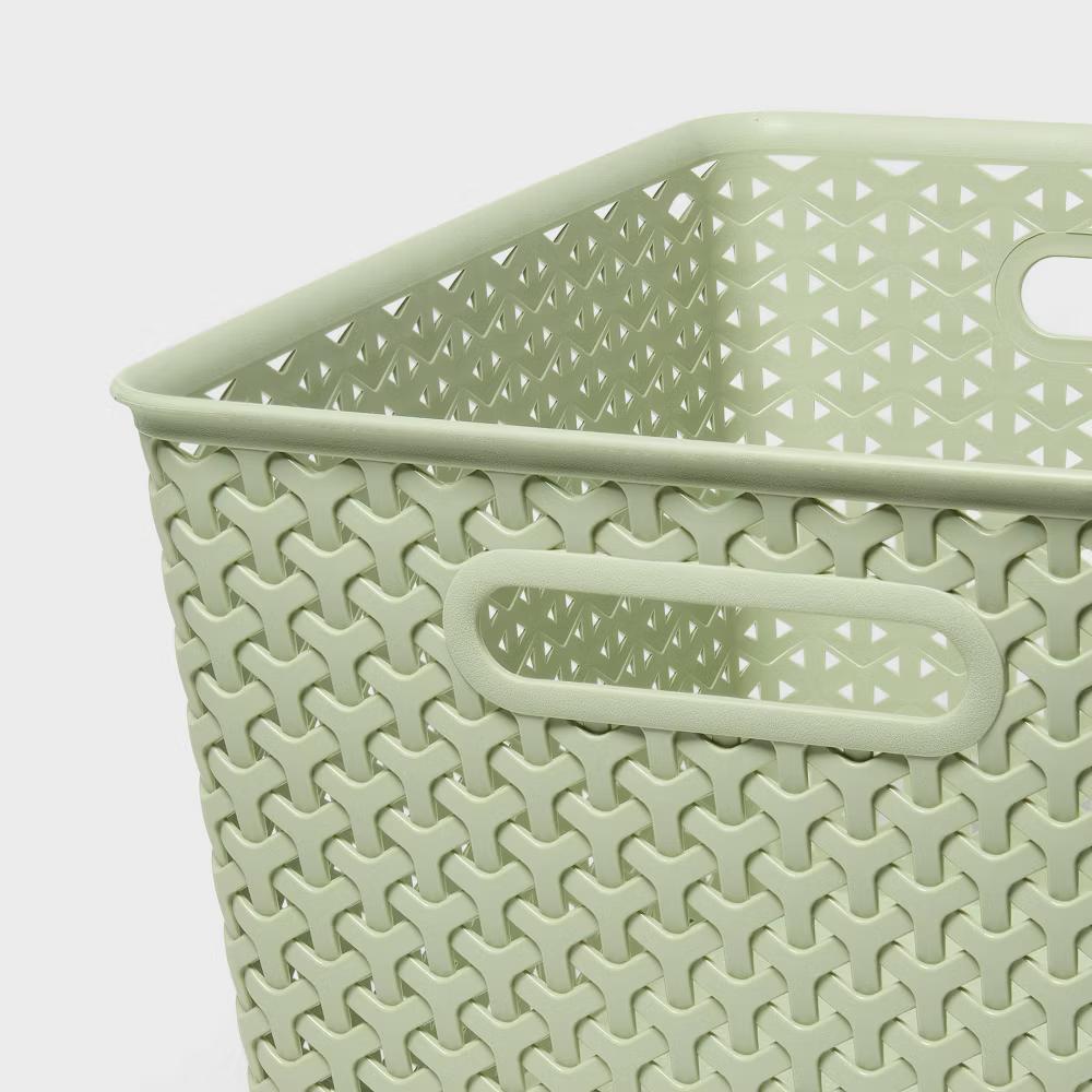 Y-Weave Large Decorative Storage Basket - Image 23