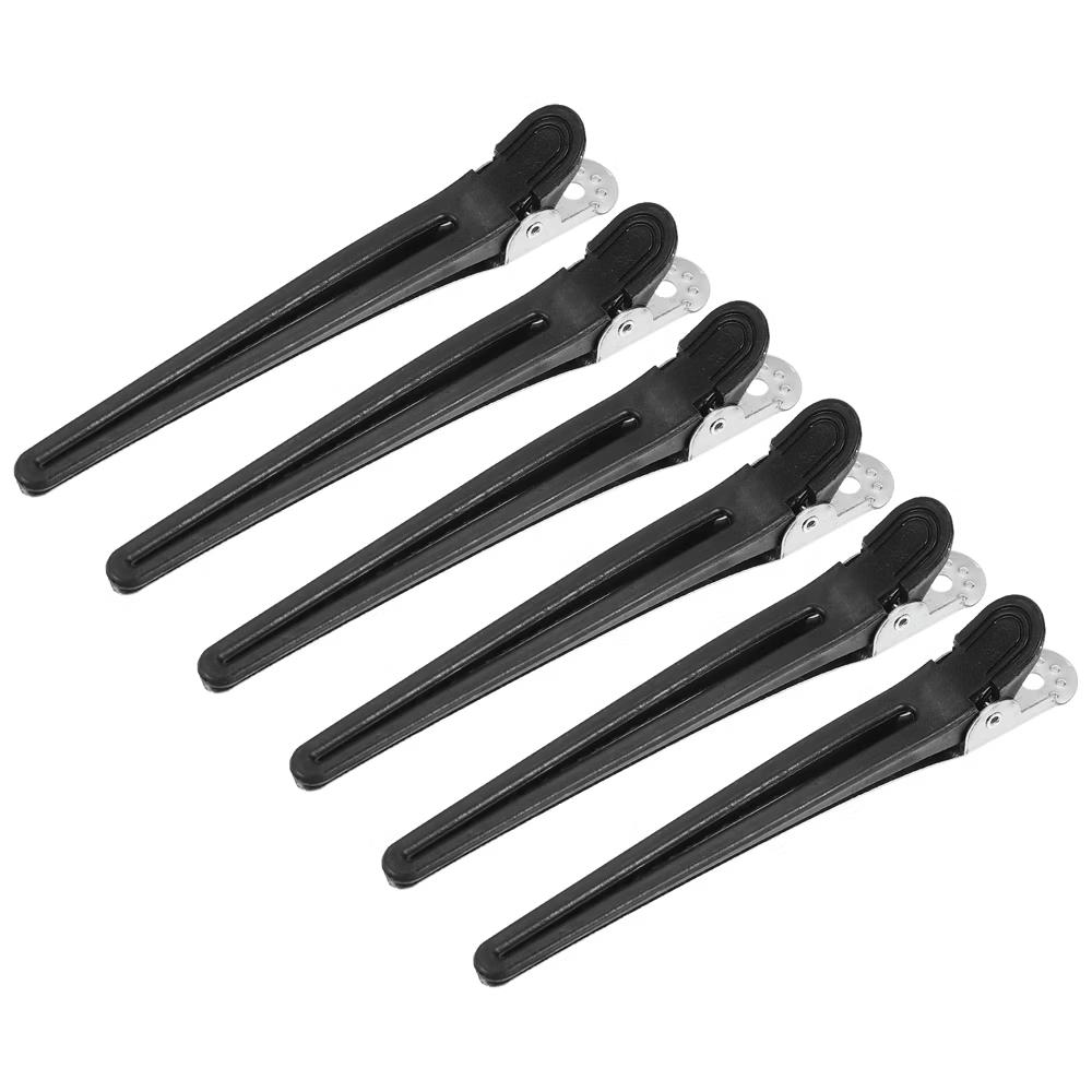 No Crease Nonslip Plastic Duckbill Hair Clip Black - Image 8