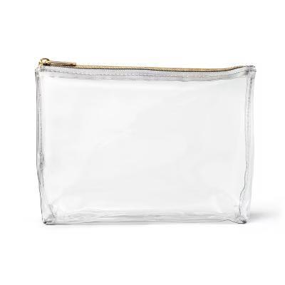 Square Clutch Makeup Bag - Clear - Image 3
