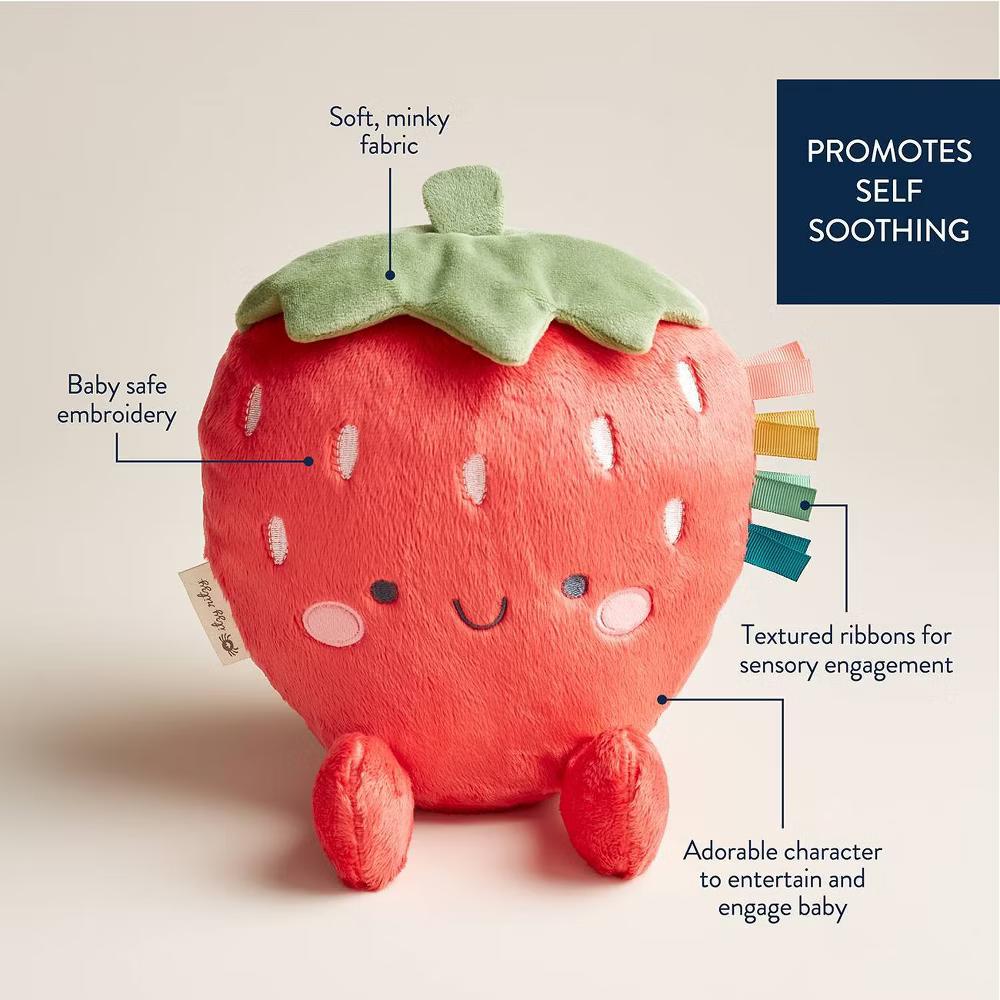 Sweetie Snuggles Plush Stuffed Animal - Strawberry: Non-Animal, 9.25 Inch Height, 0.33 lb Weight - Image 6