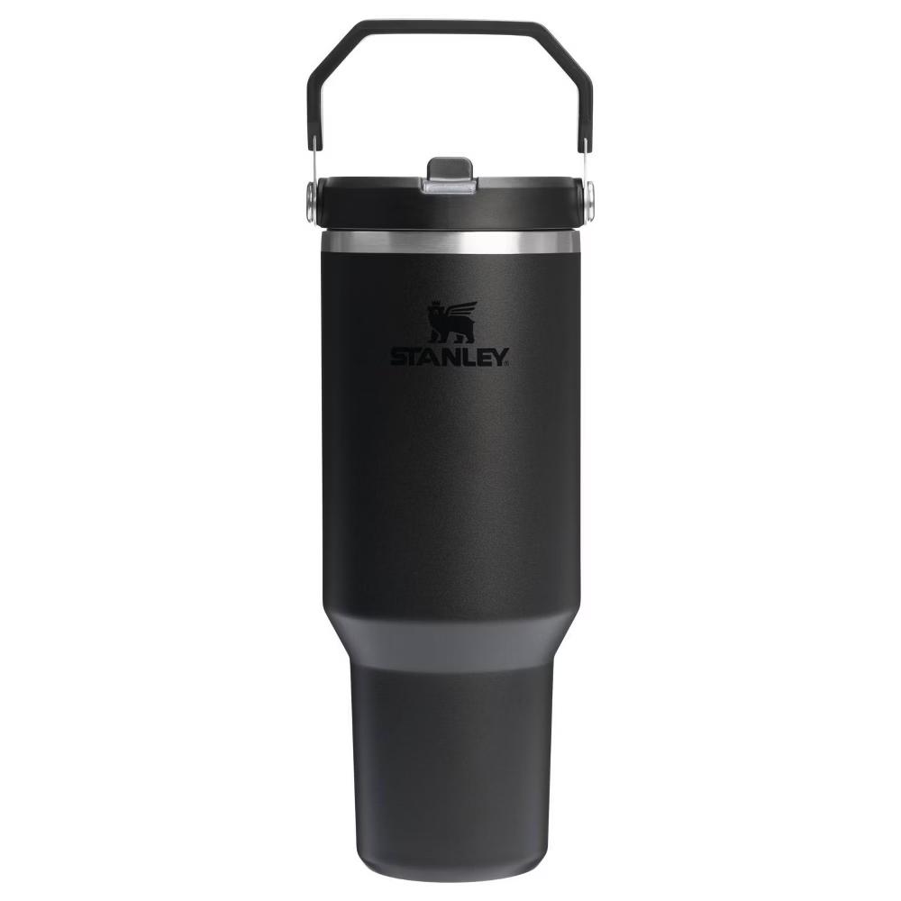 40 oz Stainless Steel Ice Flow Flip Straw Tumbler - Image 2