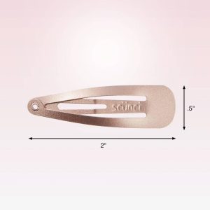 Metal Snap Clips - Blonde - All Hair - 12pcs: Fashion, Hair Styling, Securing Hair