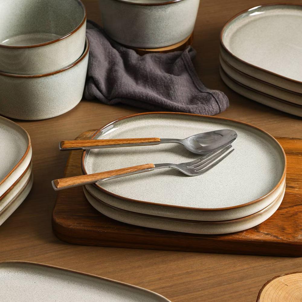 24pc Cairo Stoneware Dinnerware Set - Image 6