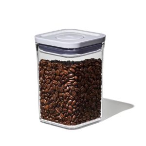 POP 3pc Plastic Food Storage Container Set Clear: Air Tight Seal, Dishwasher-Safe, Lifetime Warranty