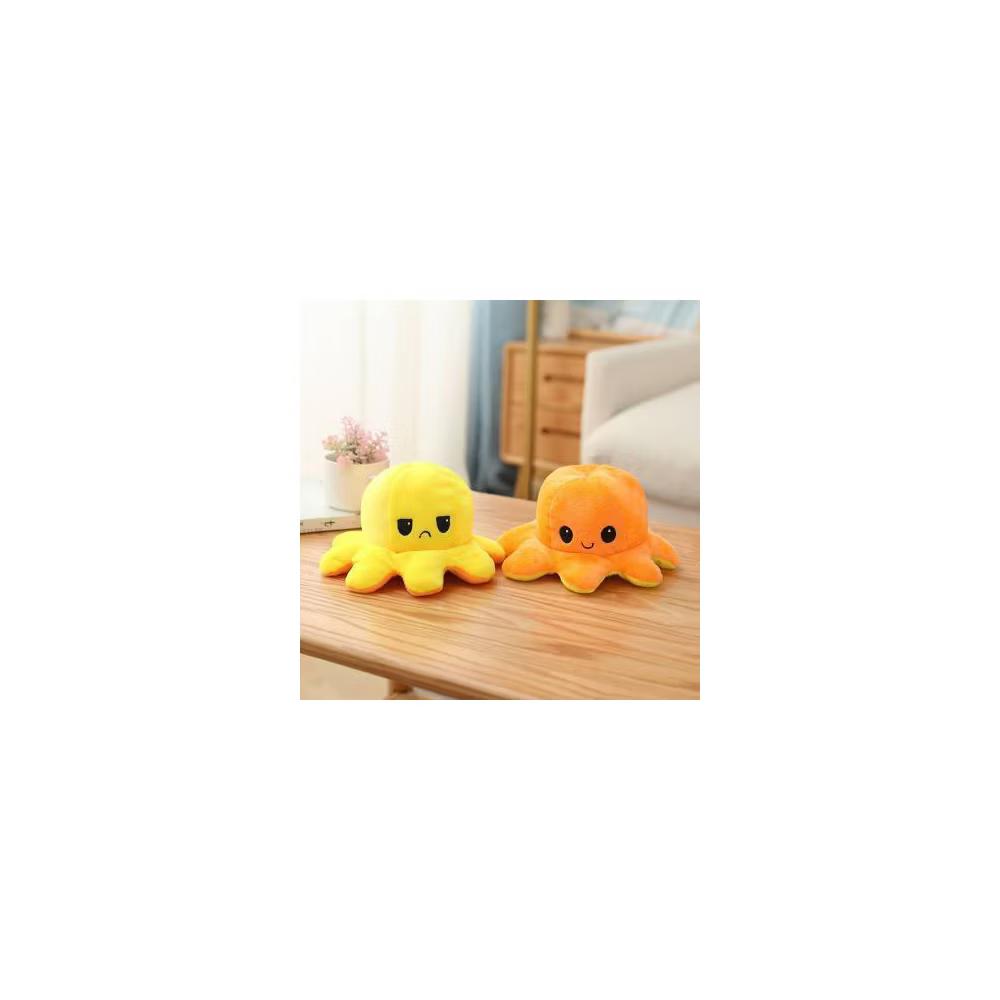 Link Moody Reversible Emotion Octopus Plushie Sad/Happy Express Your Emotions Moody Plush Toy Sensory Fidget Toy for Stress Relief - Image 10