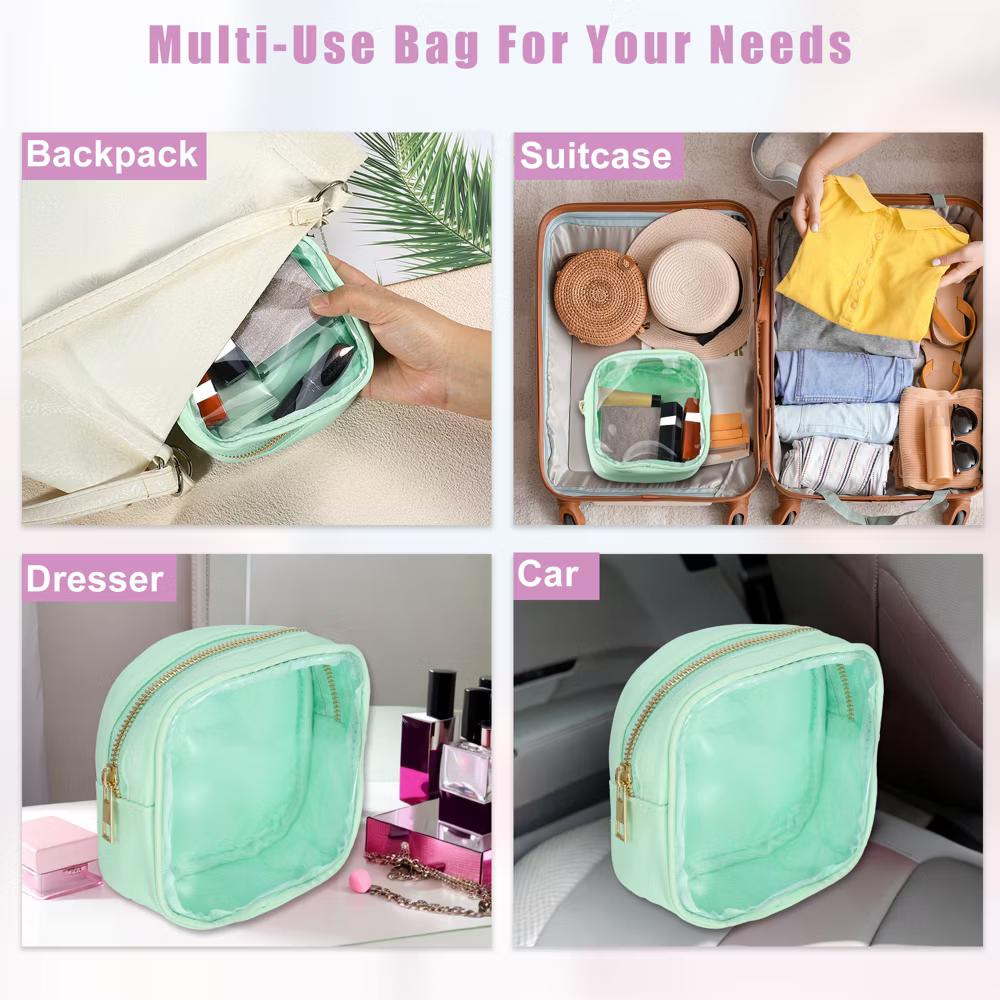 Waterproof Clear Mini Makeup Bag 1 Pc - Image 4