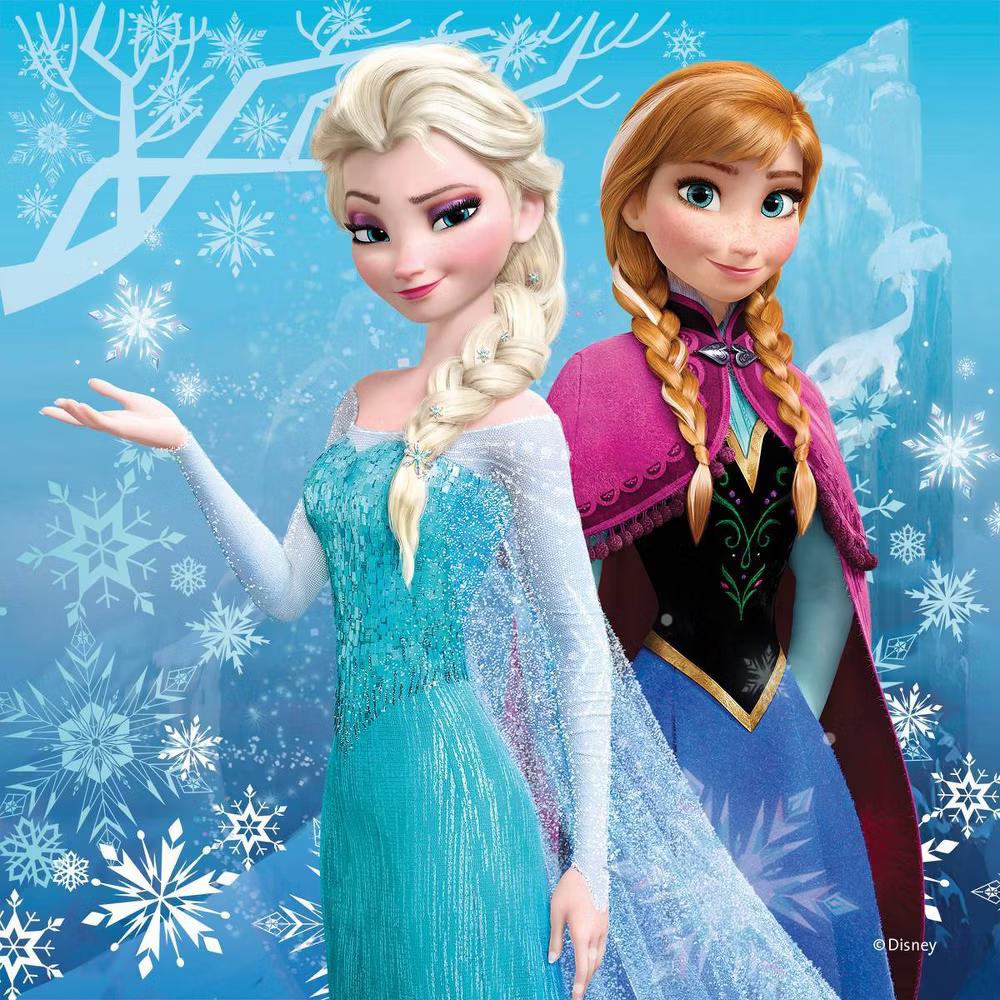 Frozen: Winter Adventures 3x49pc Jigsaw Puzzle Set: Paperboard Puzzle for Creative Thinking, Kids Theme - Image 6