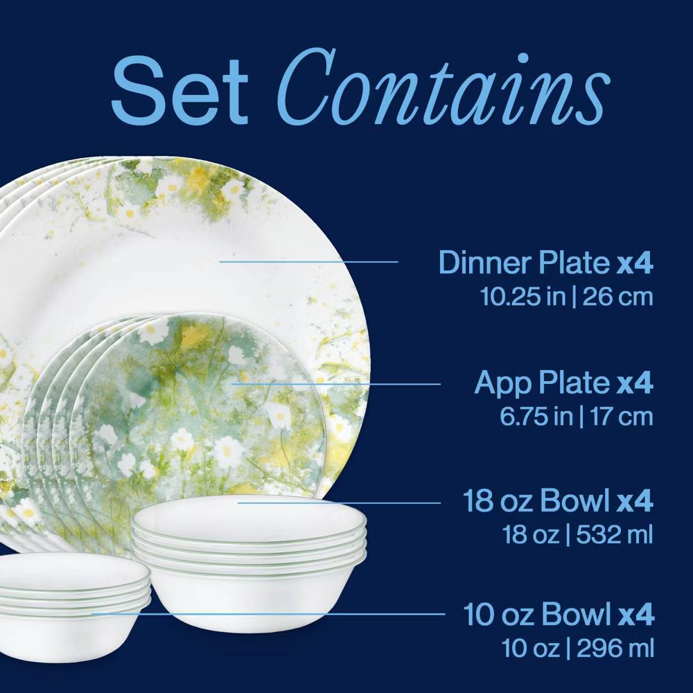 16pc Beverly Dinnerware Set - Image 9
