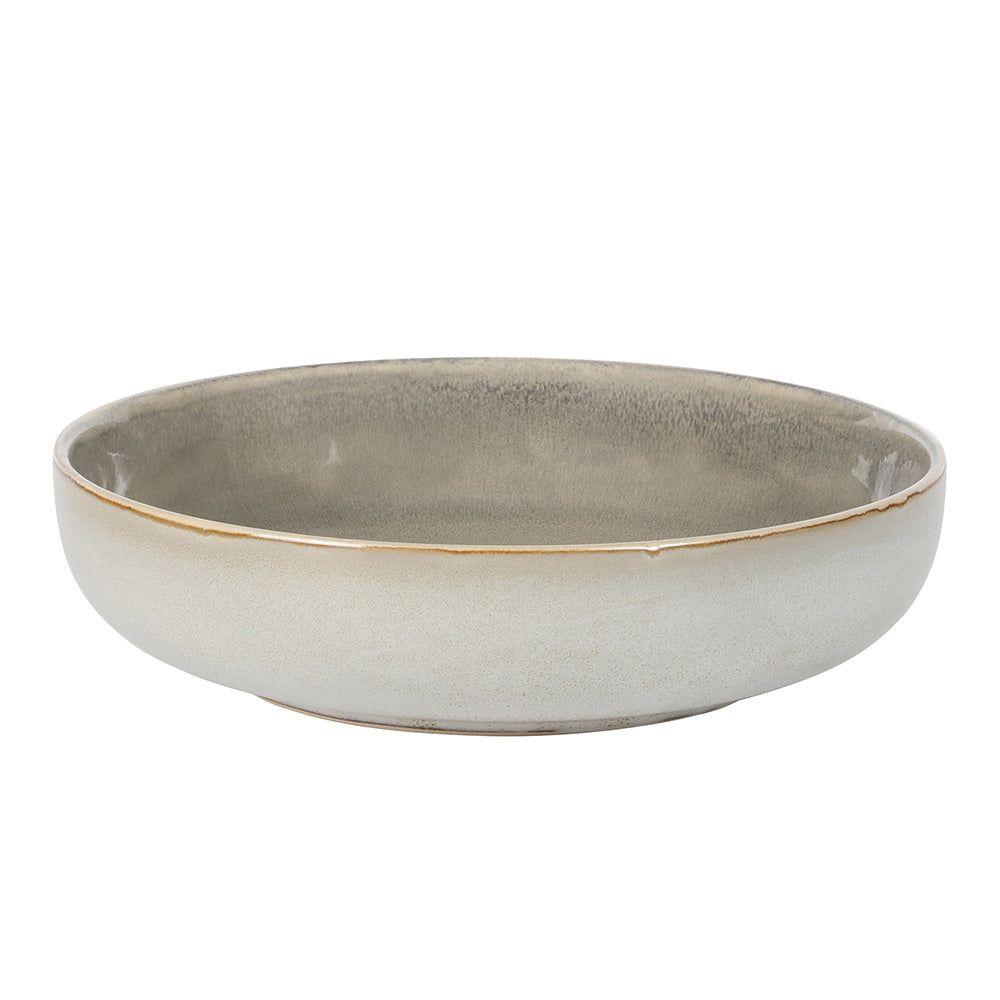 Sunveil 16 Piece (Service for 4) Plates and Bowls Reactive Glaze Round Dishes Stoneware Ceramic Dinnerware Set - Image 3