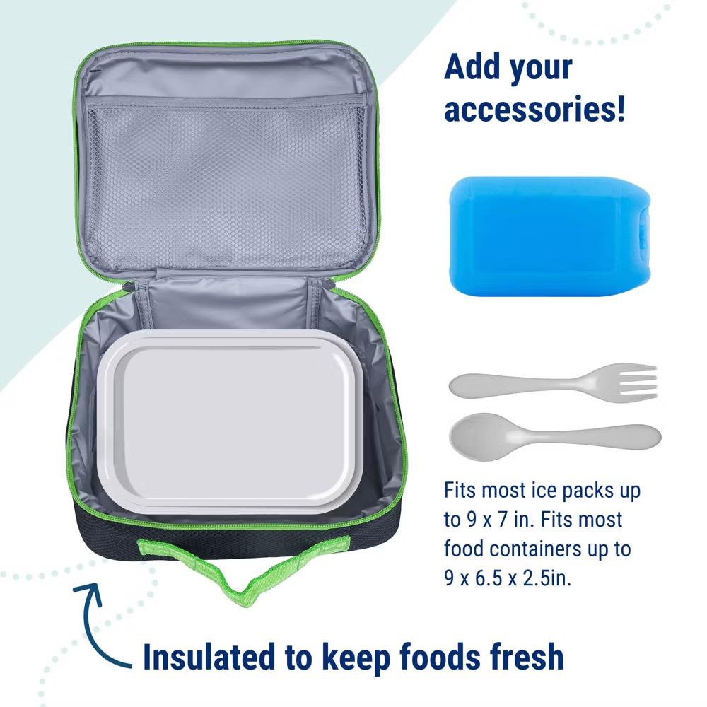 Wildkin Kids Insulated Lunch Box in Solid Colors – Durable and Reusable for School & Travel - Image 60
