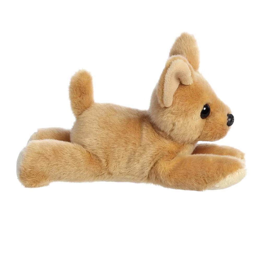 Small Chia Chihuahua Mini Flopsie Adorable Stuffed Animal Brown 8" - Image 2