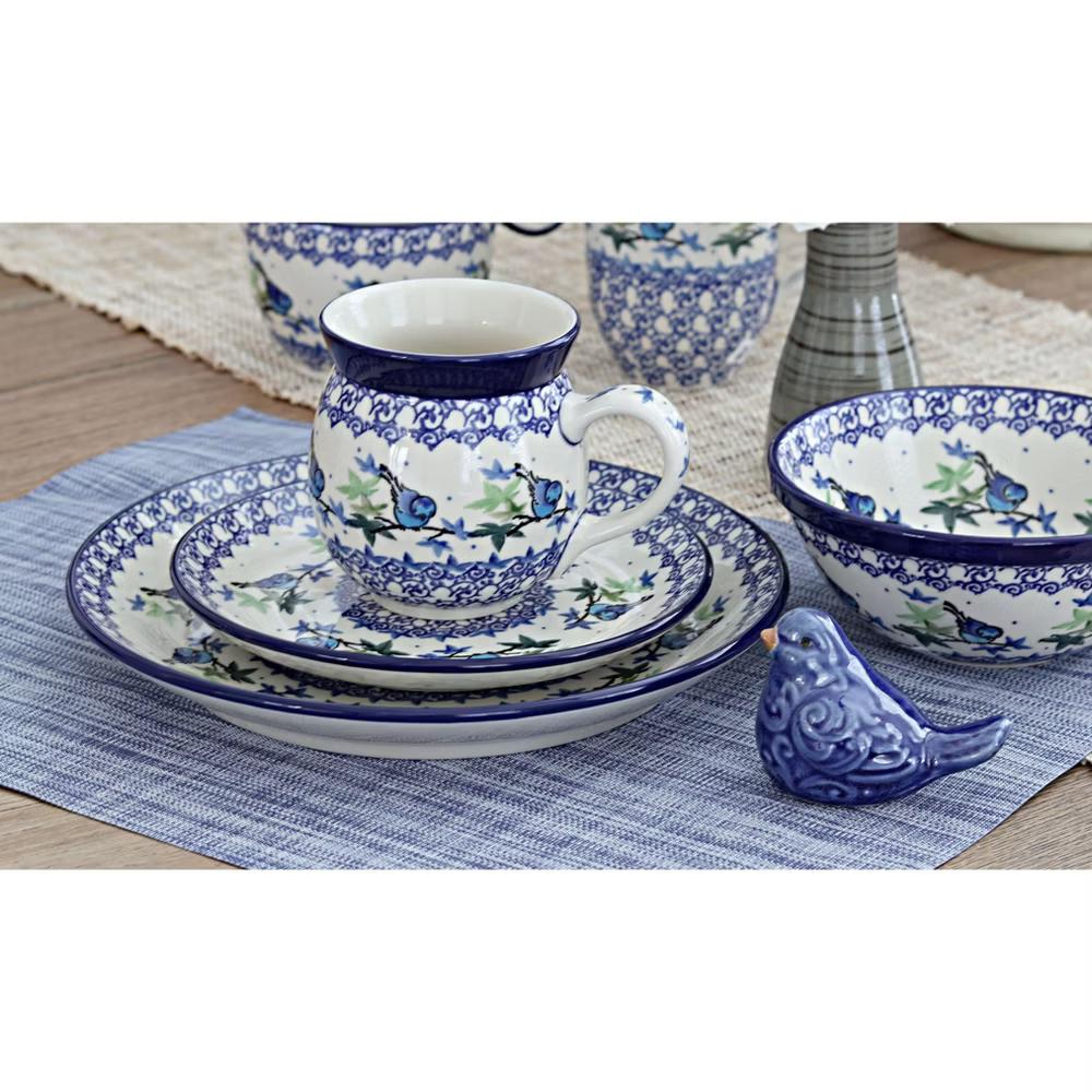 Blue Rose Polish Pottery Ceramika Artystyczna Cereal Bowl - Image 22