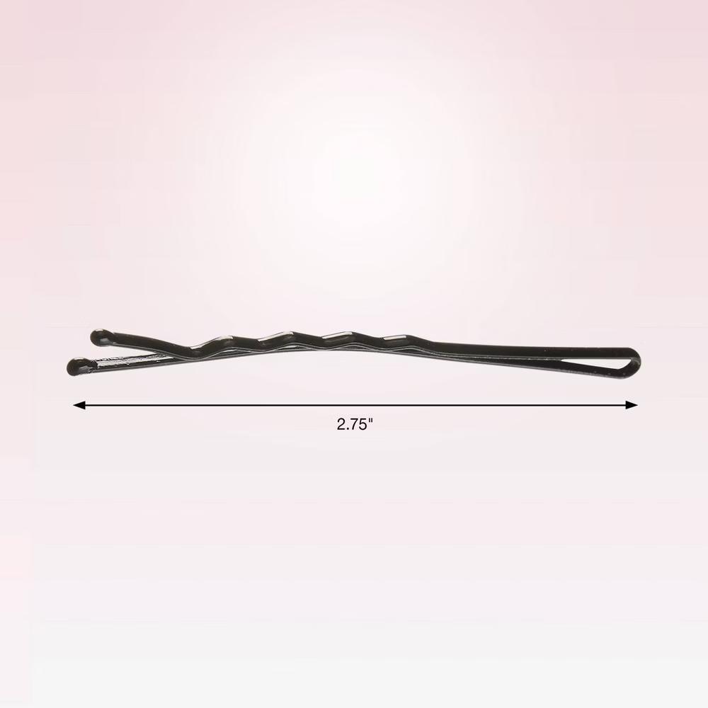 Extra Long Metal Bobby Pins - Black - Long Hair - 48pcs