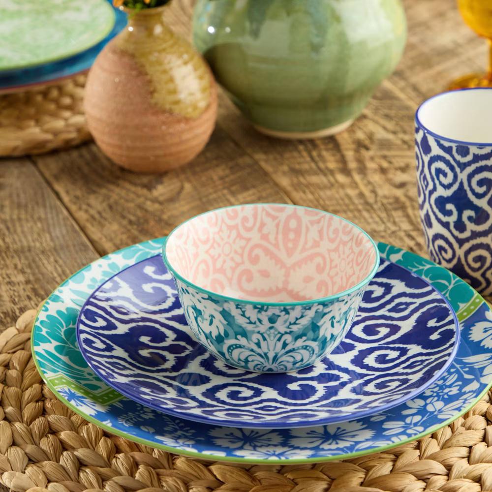 Certified International Pavillion (Set of 6) 10oz Assorted All Purpose Bowls - Image 9