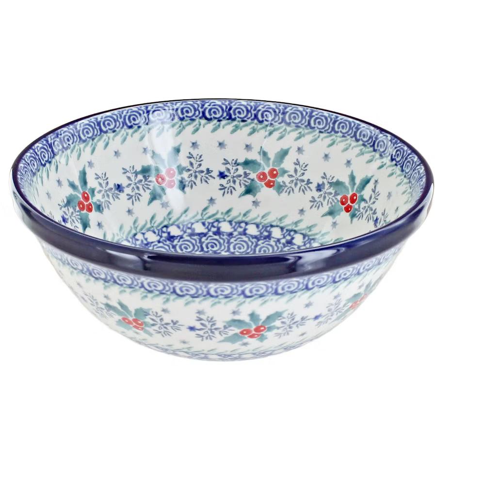 Blue Rose Polish Pottery Ceramika Artystyczna Cereal Bowl - Image 11