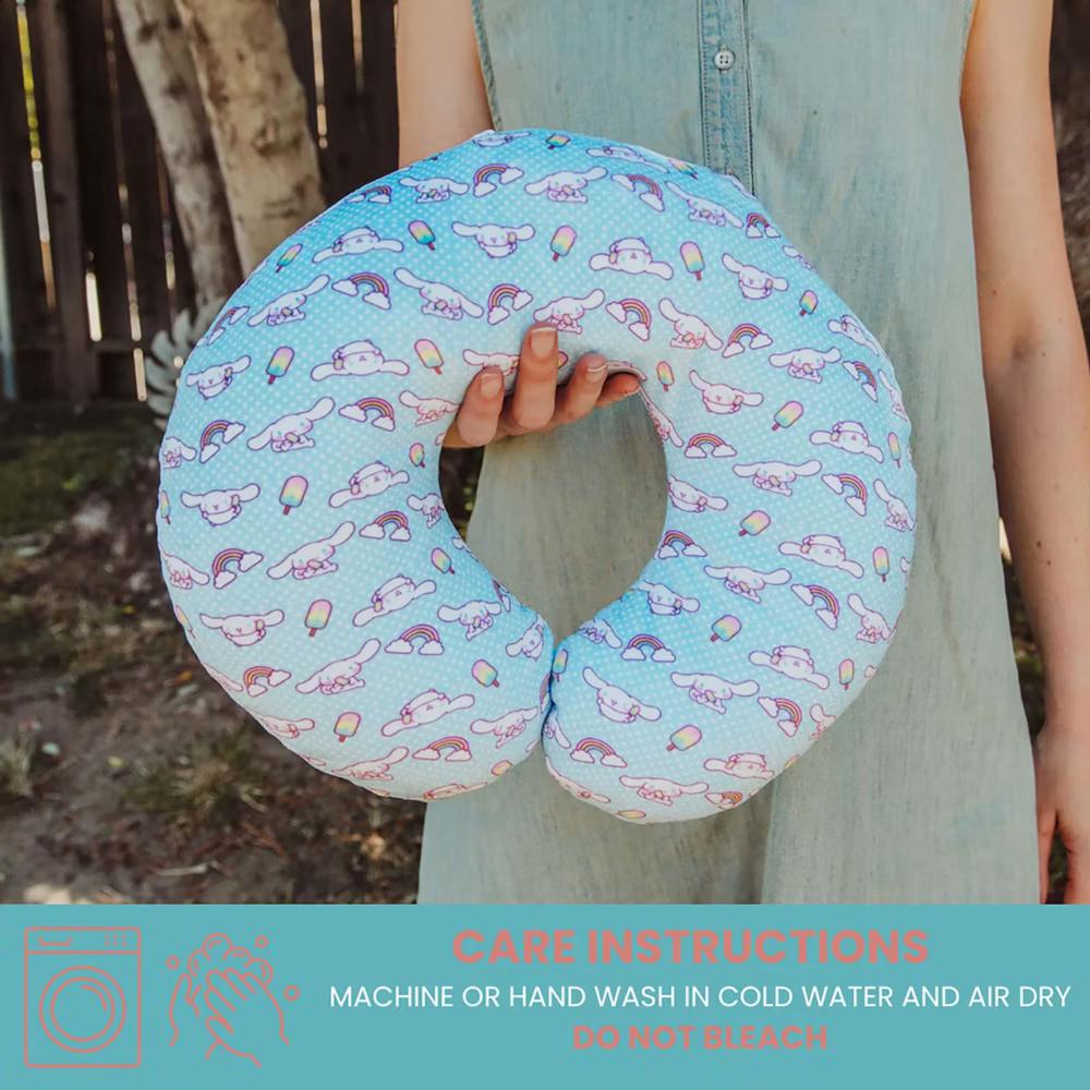 Cinnamoroll Reversible Neck Roll Pillow and Plush Toy - Image 6