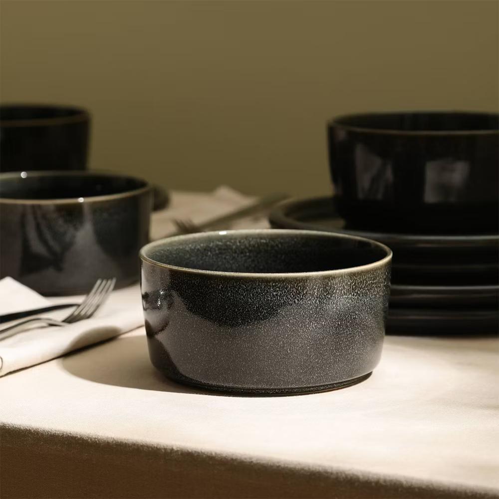 24pc Eden Stoneware Dinnerware Set - Image 9