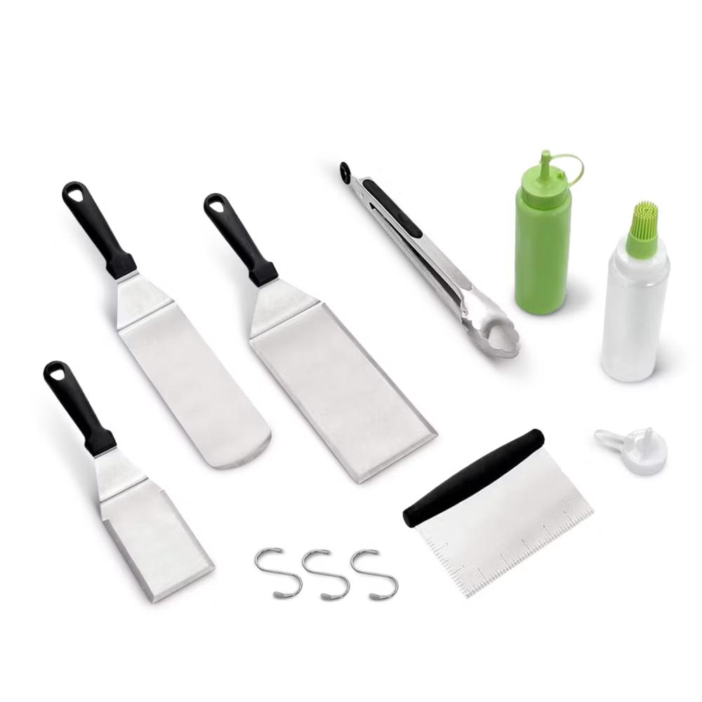 7-Piece Stainless Steel Griddle Tool Kit and Grill Accessories - Image 4
