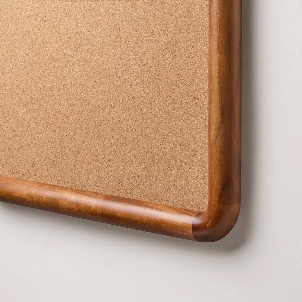 Wood Rectangle Bulletin Board - with Magnolia - Image 2