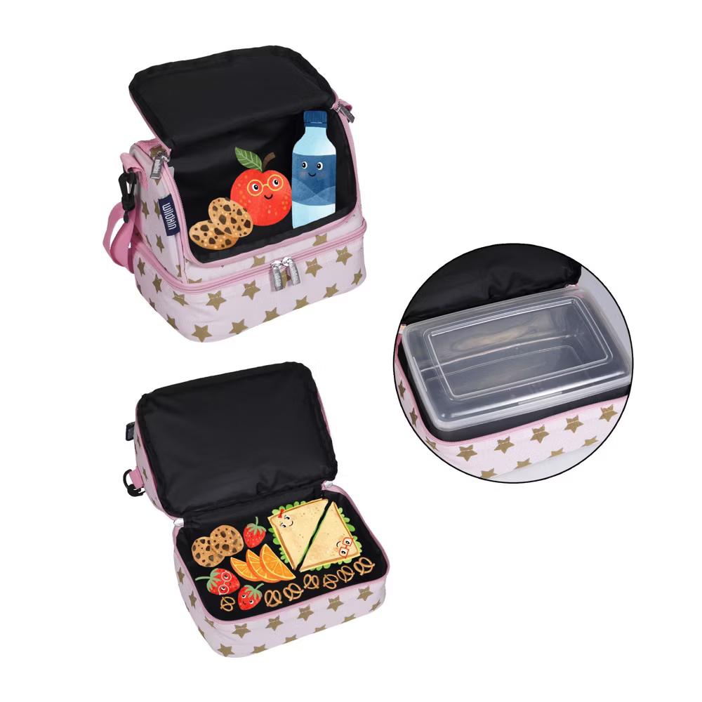Wildkin Two Compartment Insulated Lunch Bag for Kids – School & Travel Ready - Image 56