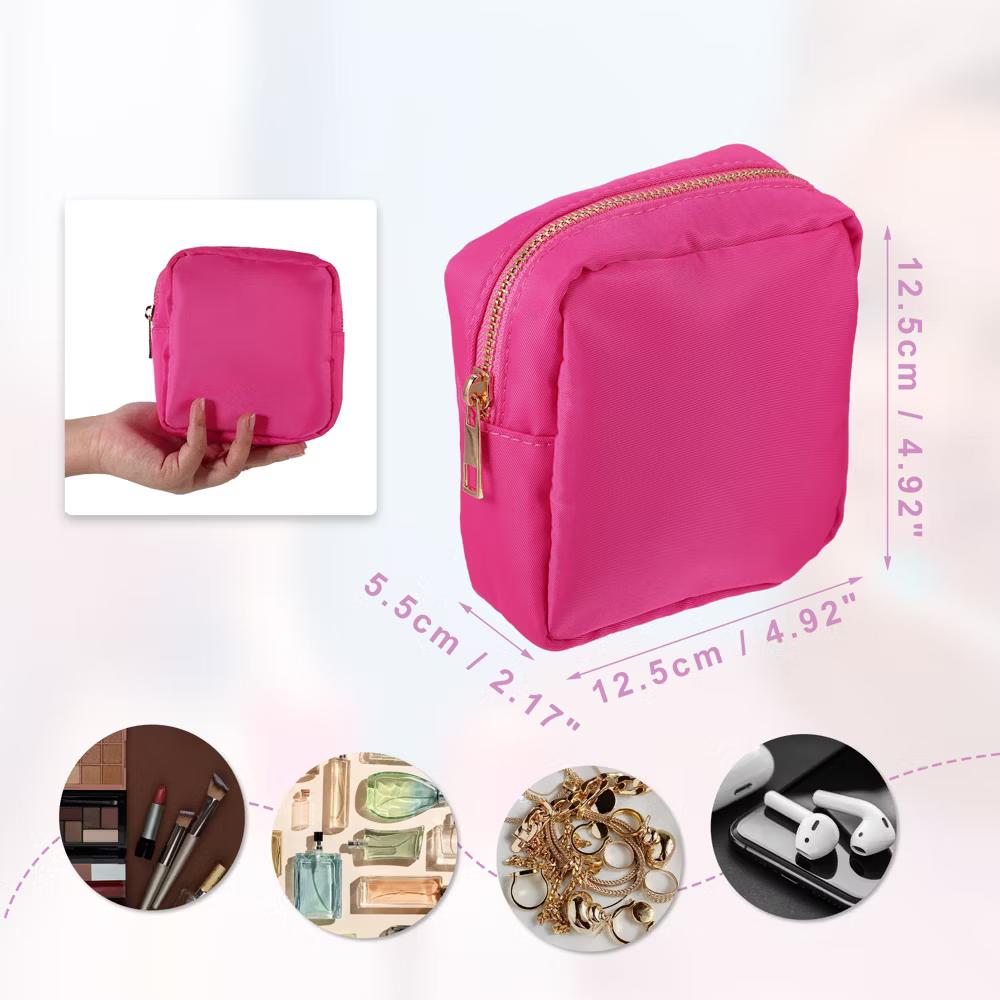 Waterproof Nylon Mini Makeup Bag 1 Pc - Image 15