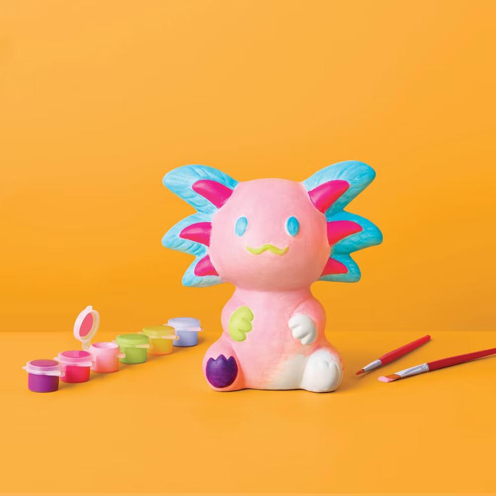 Ceramic Axolotl Painting Craft Kit