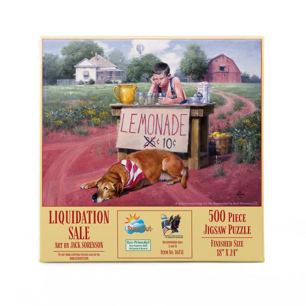Liquidation Sale Lemonade Stand 500 pc Jigsaw Puzzle 16851 - Image 4