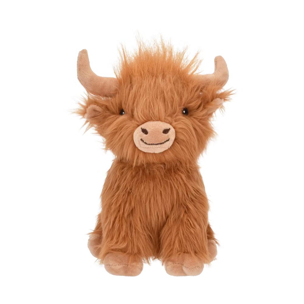 8" Highland Cow Interactive Plush Dog Toy: All Ages, Occupy, Cuddle - Image 2