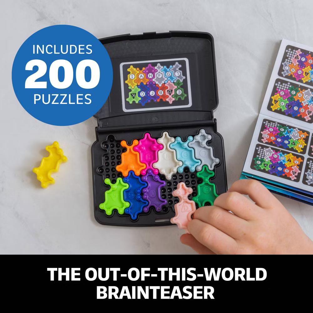 Kanoodle Cosmic Brainteaser Game - 14pc: Shapes, Colors, Problem Solving, Plastic Educational Toy